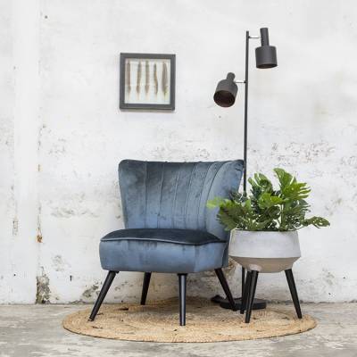 Fauteuil Nova Blauw Zonder Arm Fauteuil Nova Blauw Zonder Arm