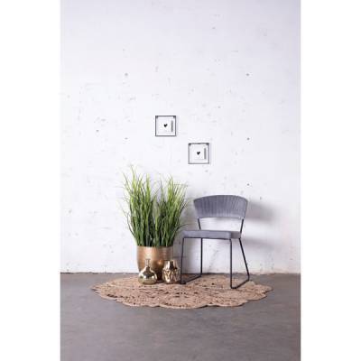 Stoel Grace - Velvet Grijs - Giga Meubel Stoel Grace - Velvet Grijs - Giga Meubel