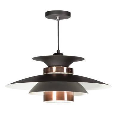 Hanglamp Potenza Zwart Koper Hanglamp Potenza Zwart Koper