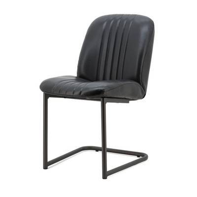 Chair Shelby - anthracite rosi leather Chair Shelby - anthracite rosi leather