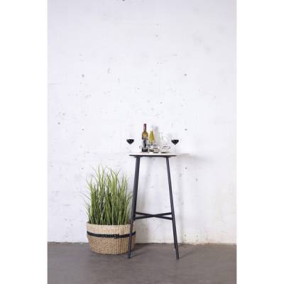 Bartafel Jix Rond - 78cm - Wit Marmer - Giga Meubel Bartafel Jix Rond - 78cm - Wit Marmer - Giga Meubel