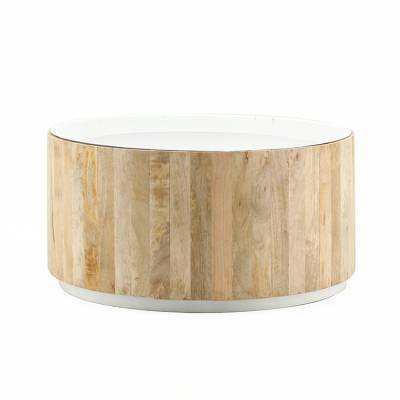 By-Boo Salontafel Tub Light Wit By-Boo Salontafel Tub Light Wit