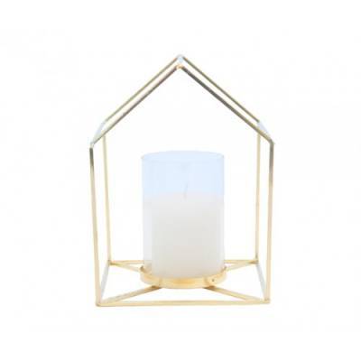 Present Time Windlicht House Gold Present Time Windlicht House Gold