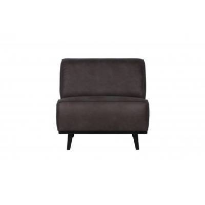 Statement fauteuil eco leer grijs Statement fauteuil eco leer grijs