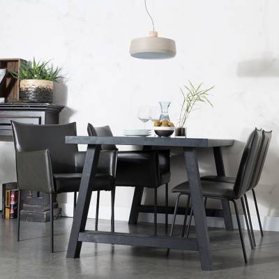 White Label Living Stoel Dion Zwart White Label Living Stoel Dion Zwart