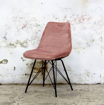 Stoel Ivy Velvet Pink set van 2 Stoel Ivy Velvet Pink set van 2