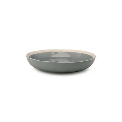 VTwonen Serveerbord Crackle Finish Grey 25cm VTwonen Serveerbord Crackle Finish Grey 25cm