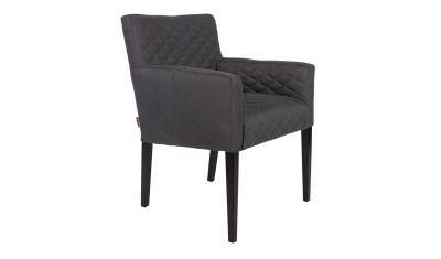 Dutchbone Eetkamerstoel Aaron Dark Grey Dutchbone Eetkamerstoel Aaron Dark Grey