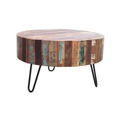 Coffee Table Wood Round Iron Legs Coffee Table Wood Round Iron Legs
