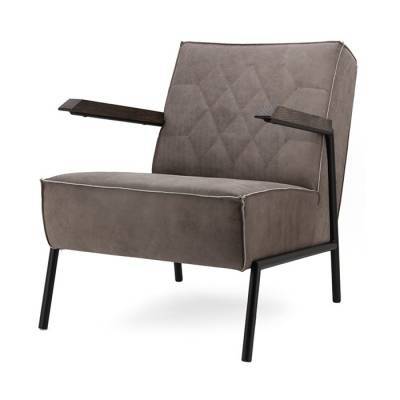Fauteuil Wiebe - taupe arizona leder Fauteuil Wiebe - taupe arizona leder