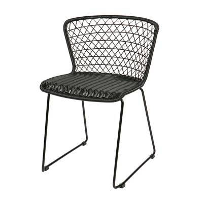 BePure Stoel Quadro Zwart Set Van 2 BePure Stoel Quadro Zwart Set Van 2