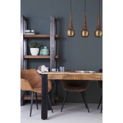 Eettafel Metalen Poot 160 cm Eettafel Metalen Poot 160 cm