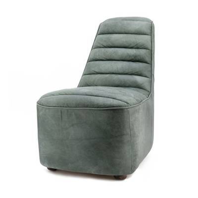 Fauteuil Leonardo Groen Vintage Leder Fauteuil Leonardo Groen Vintage Leder