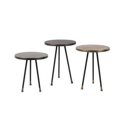 Dutchbone Bijzettafel Alim Set Van 3 Dutchbone Bijzettafel Alim Set Van 3