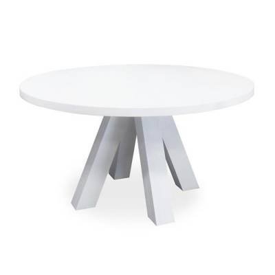 Eettafel Stockholm Wit Rond 150cm Eettafel Stockholm Wit Rond 150cm