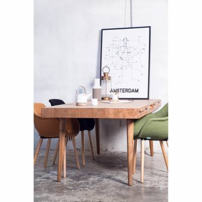 Eettafel Stockholm Wood 240cm Eettafel Stockholm Wood 240cm