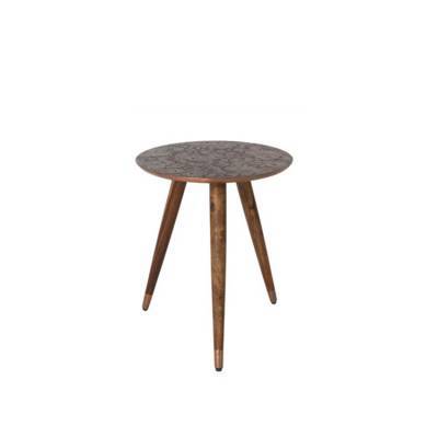Dutchbone Bijzettafel Bast Koper Dutchbone Bijzettafel Bast Koper