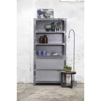Vitrinekast Marcia industrieel 1-drs metal Vitrinekast Marcia industrieel 1-drs metal