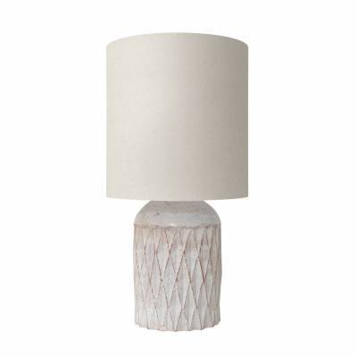 HK Living Lamp Fles Terracotta Wit HK Living Lamp Fles Terracotta Wit