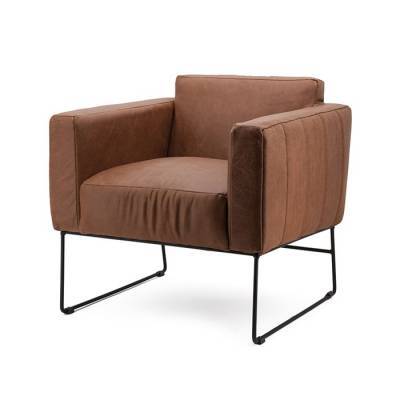 Fauteuil Oscar - cognac botswana Fauteuil Oscar - cognac botswana