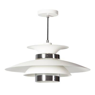 Hanglamp Potenza Wit Chroom Hanglamp Potenza Wit Chroom