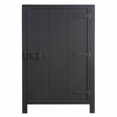 HK Living Kast Enkele Deur Houtskool HK Living Kast Enkele Deur Houtskool