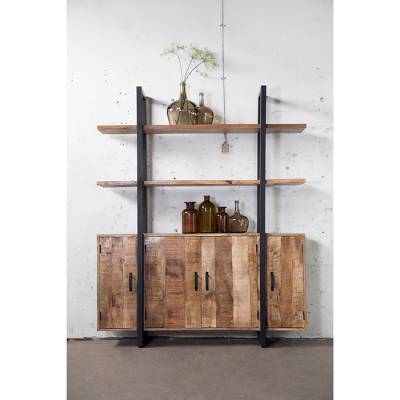 Boekenkast Nori Hout Boekenkast Nori Hout