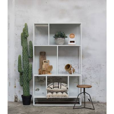 Open Boekenkast Kenzo Wit Open Boekenkast Kenzo Wit