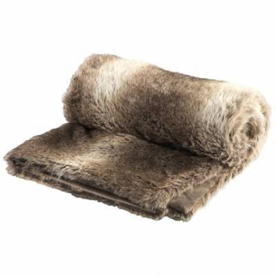 PTMD Deken Fake Fur Softly Brown PTMD Deken Fake Fur Softly Brown