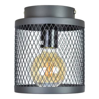 Plafondlamp Fence - Ø18cm. - Vintage Zwart - Urban Interiors Plafondlamp Fence - Ø18cm. - Vintage Zwart - Urban Interiors