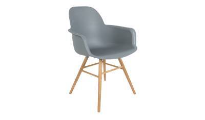 Zuiver Stoel Met Arm Albert Kuip Light Grey Zuiver Stoel Met Arm Albert Kuip Light Grey