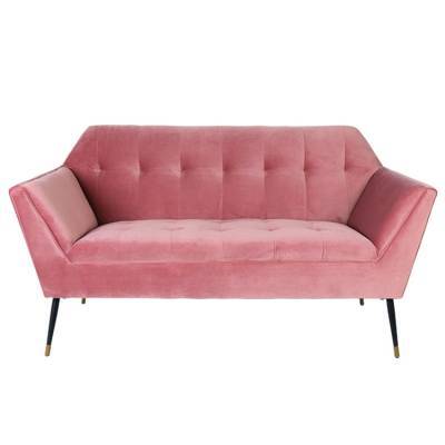Dutchbone Bank Kate Velvet Pink Clay Dutchbone Bank Kate Velvet Pink Clay