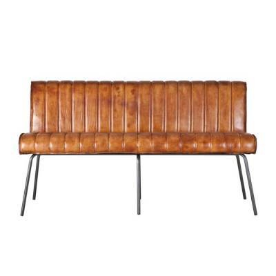 Eetkamerbank Marvin Cognac 160cm Eetkamerbank Marvin Cognac 160cm