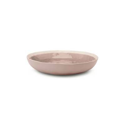 VTwonen Serveerbord Crackle Finish Pink 25cm VTwonen Serveerbord Crackle Finish Pink 25cm