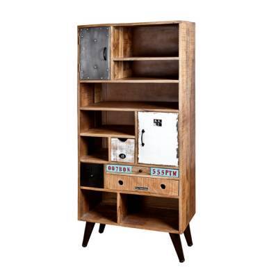 Boekenkast Cato - 2drs. 4 lade Boekenkast Cato - 2drs. 4 lade