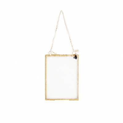 Madam Stoltz Fotolijst Gold Cotton Staand Madam Stoltz Fotolijst Gold Cotton Staand