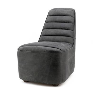 Fauteuil Leonardo Antraciet Vintage Leder Fauteuil Leonardo Antraciet Vintage Leder