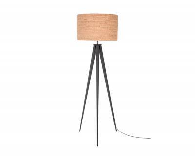 Zuiver Vloerlamp Tripod Cork Zwart Zuiver Vloerlamp Tripod Cork Zwart