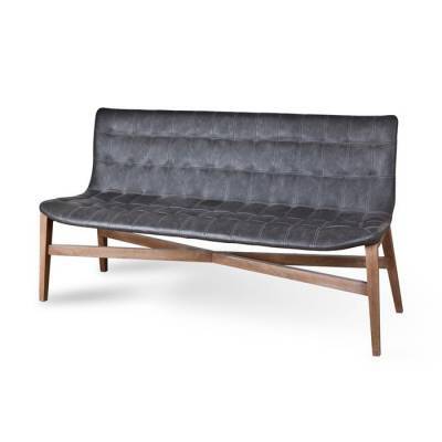 Eetkamerbank Neba Antraciet 160cm Eetkamerbank Neba Antraciet 160cm