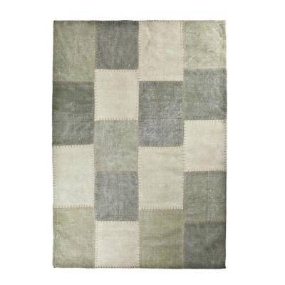 By-Boo Vloerkleed Patchwork Mono Green 200x290 By-Boo Vloerkleed Patchwork Mono Green 200x290