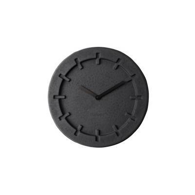 Zuiver Klok Pulp Time Rond Zwart Zuiver Klok Pulp Time Rond Zwart