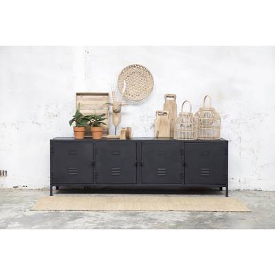Tv-meubel Dex Vintage Black Tv-meubel Dex Vintage Black