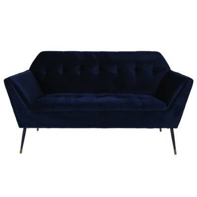 Dutchbone Bank Kate Velvet Deep Blue Dutchbone Bank Kate Velvet Deep Blue