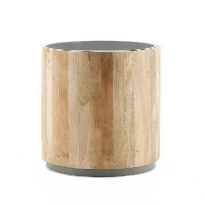 By-Boo Bijzettafel Tub Light Grey By-Boo Bijzettafel Tub Light Grey