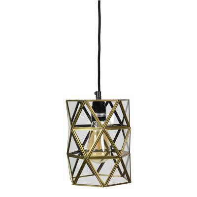 Hanglamp Geo3 Brass Antique Hanglamp Geo3 Brass Antique