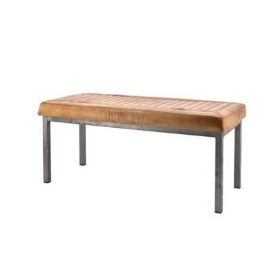 Eetkamerbank Jens Cognac 100cm Eetkamerbank Jens Cognac 100cm