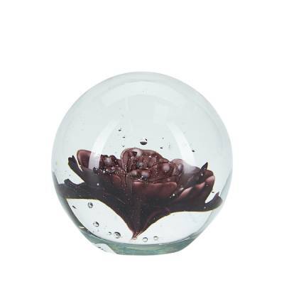 Dekoglas M Blomst Brown Dekoglas M Blomst Brown