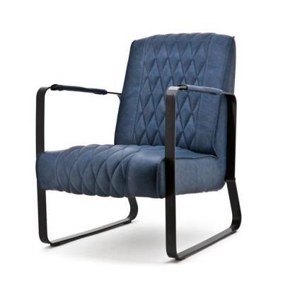 Fauteuil Caro Blauw Fauteuil Caro Blauw