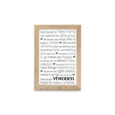 VTwonen Fotolijst Wood Natural 33x24cm VTwonen Fotolijst Wood Natural 33x24cm