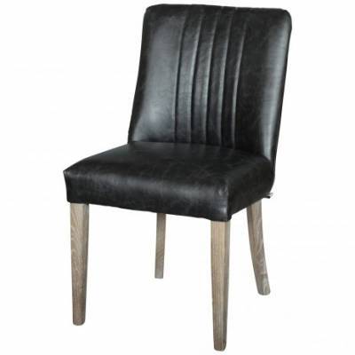 PTMD Stoel Nomad Leather Black PTMD Stoel Nomad Leather Black